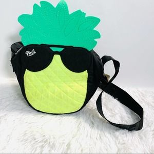 Pink Victoria’s Secret Pineapple Cooler Bag Yellow